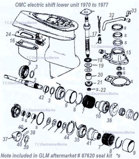 1972 omc outdrive diagram 