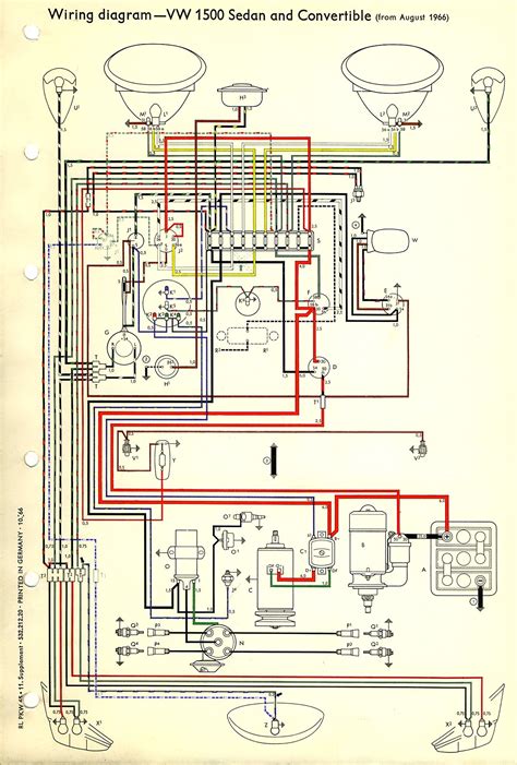 1973 Volkswagen Beetle Wiring Diagram