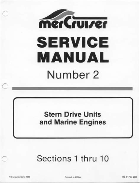 1974 1977 Mercury Mercruiser 2 Stern Drive Units And Marine Engines Service Repair Manual Download