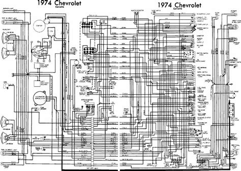 1974 corvette wiring schematic 