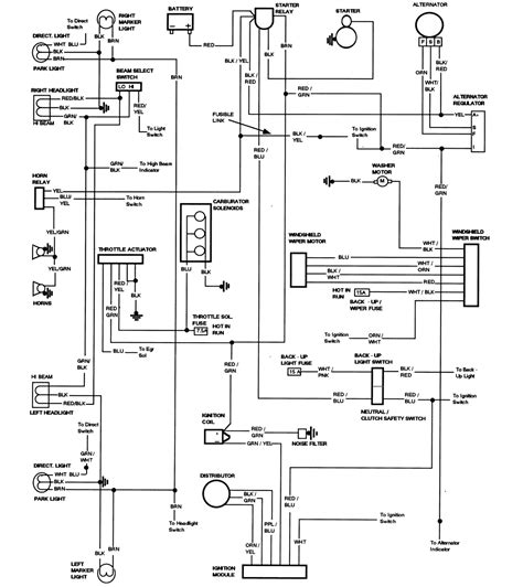 1974 ford bronco ignition wiring diagram 