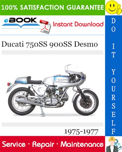 1975 1977 Ducati 750ss 900ss Desmo Service Repair Workshop Manual Download