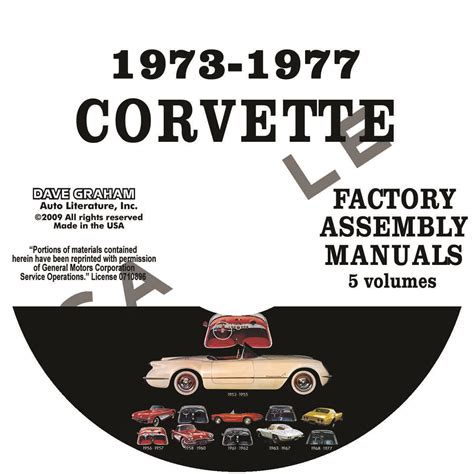 1977 Chevy Corvette Service Manual Pd