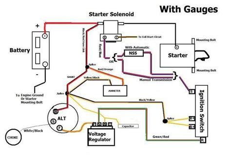 1977 Ford F100 Alternator Wiring Diagram