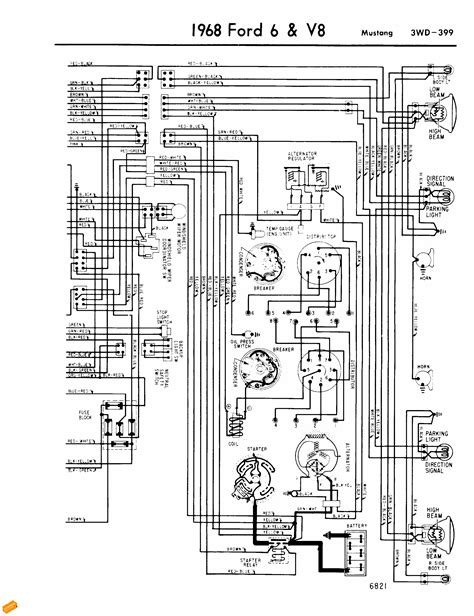 1977 Ford Mustang Headlight Wiring Diagram