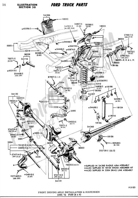 1977 f150 suspension diagram 4x4 