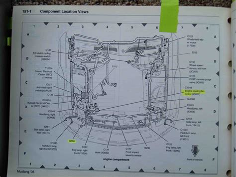 1977 ford mustang headlight wiring diagram 