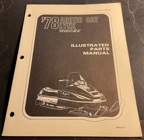 1978 Arctic Cat Shop Manual All Models