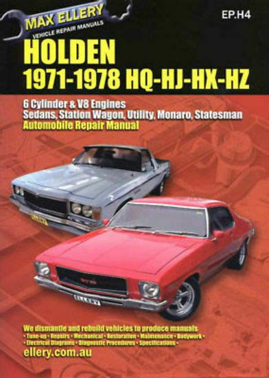 1978 Hz Holden Workshop Manual Online Fre