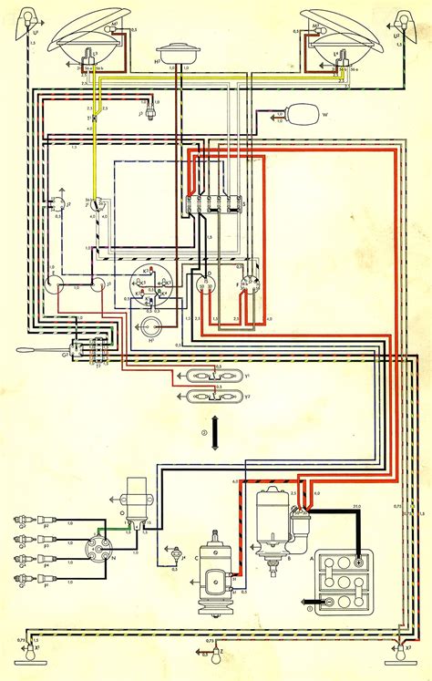 1978 vw bus wiring harness 