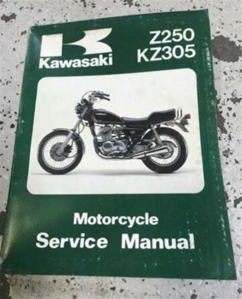 1979 1982 Kawasaki Z250 Kz305 Factory Service Repair Manual 1980 1981