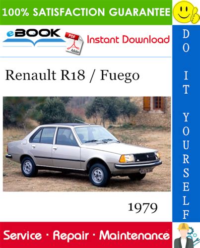 1979 Renault R18 Fuego Service Repair Manual Download