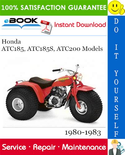 1980 1983 Honda Atc185 Atc185s Atc200 Service Repair Manual Instant Download