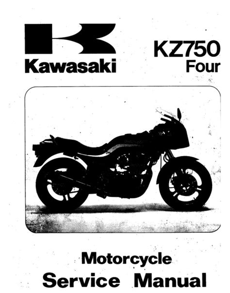 1980 1988 Kawasaki Kz750 Four Service Repair Manual Download