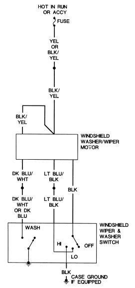 1980 Camaro Wiper Motor Wiring Diagram