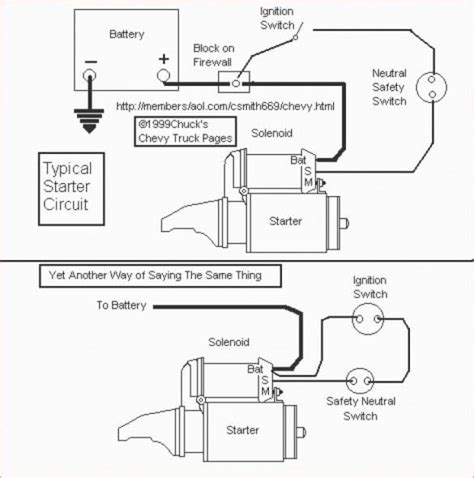 1980 Chevy Starter Wiring