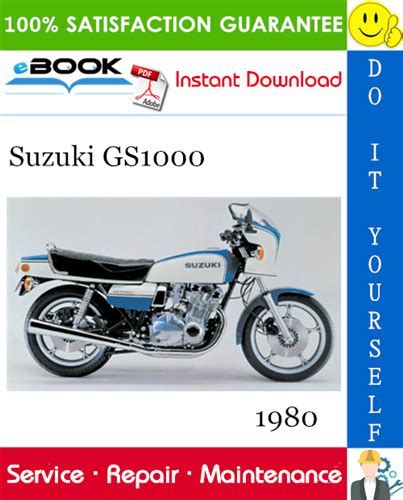 1980 Suzuki Gs1000 Service Repair Manual Instant