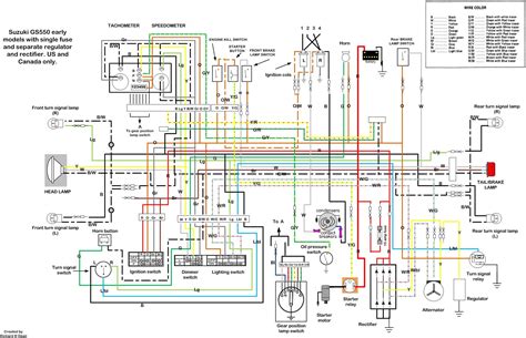 1980 Suzuki Wiring Diagram Schematic