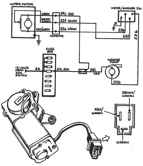 1980 chevy wiper motor wiring 