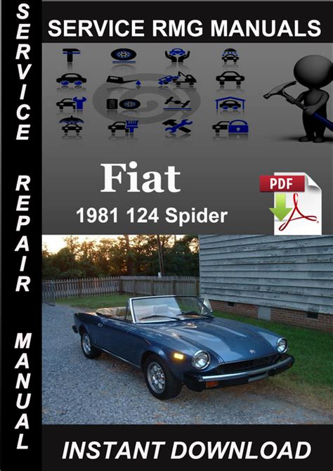 1981 Fiat 124 Spider Service Repair Manual Download