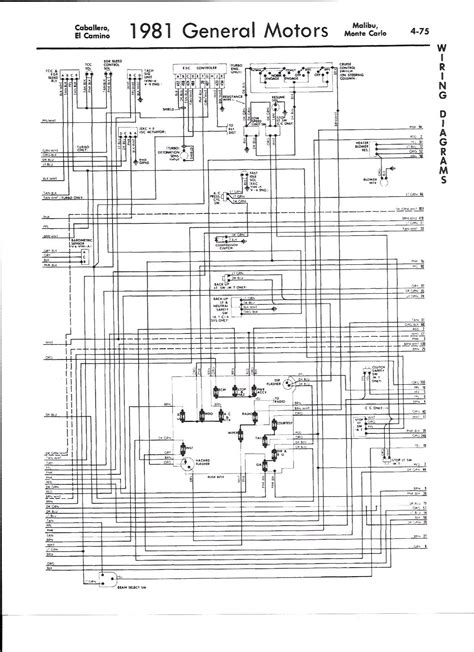 1981 el camino wiring diagram 