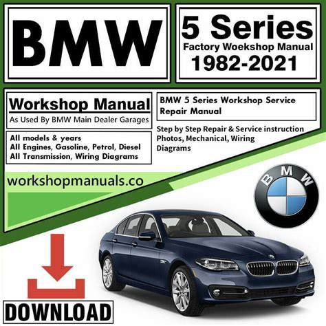 1982 2002 Bmw 5 Series Workshop Service Manuals