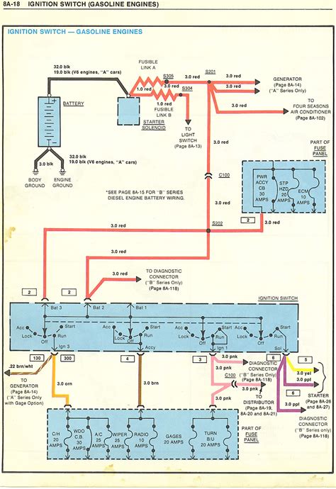 1982 gm steering ignition wiring diagram 