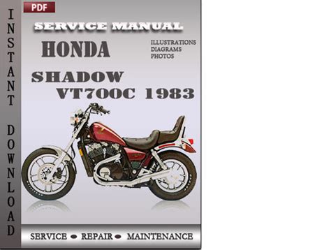 1983 1985 Honda Cb700 Cb750c Shadow Service Repair Manual Download 1983 1984 1985