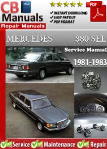 1983 Mercedes 380sel Service Repair Manual 83