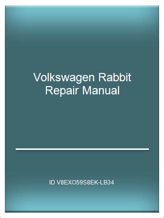 1983 Vw Rabbit Service Manual Downloa