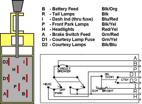 1983 ford f 250 light switch diagram 