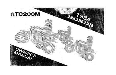 1984 1985 Honda Atc 200m Service Manual