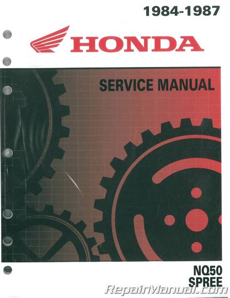 1984 1987 Honda Nq50 Spree Service Repair Manual
