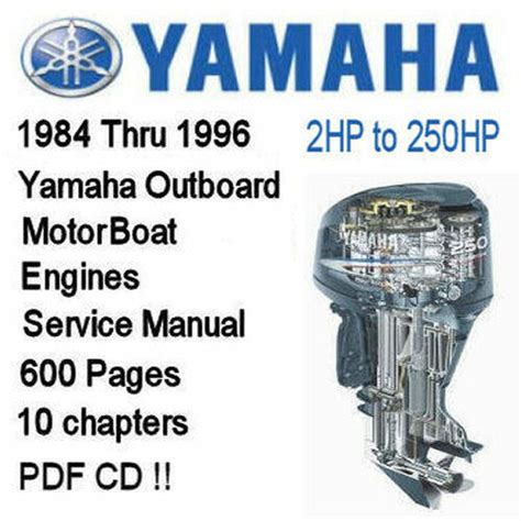 1984 1996 Yamaha Outboards 2hp 250hp Service Repair Manual Free Preview