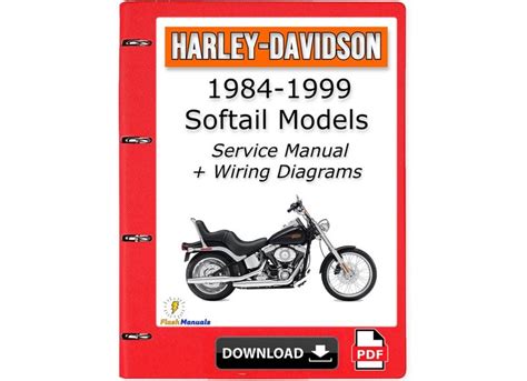 1984 1999 Harley Davidson Softai Service Repair Manual Instant Download