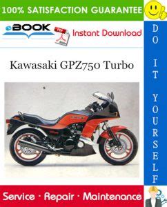 1984 Kawasaki Gpz750 Turbo Motorcycle Service Repair Manual Download