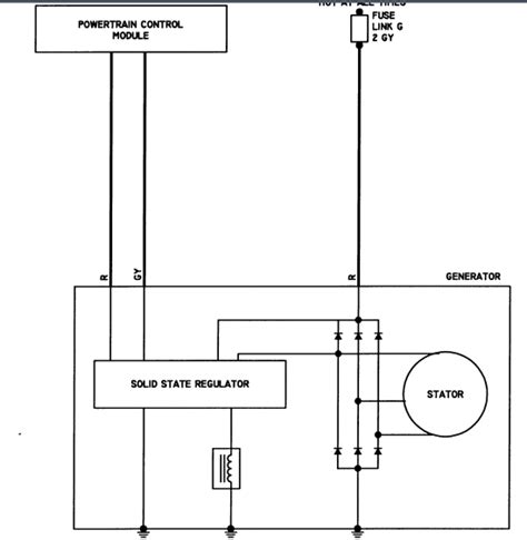 1984 chevy alternator wiring 