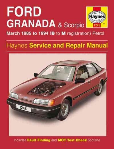 1985 1994 Granada Scorpio Repair Manual