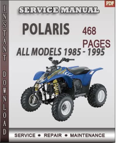 1985 1995 Polaris Atv All Models Service Repair Manual Free Preview