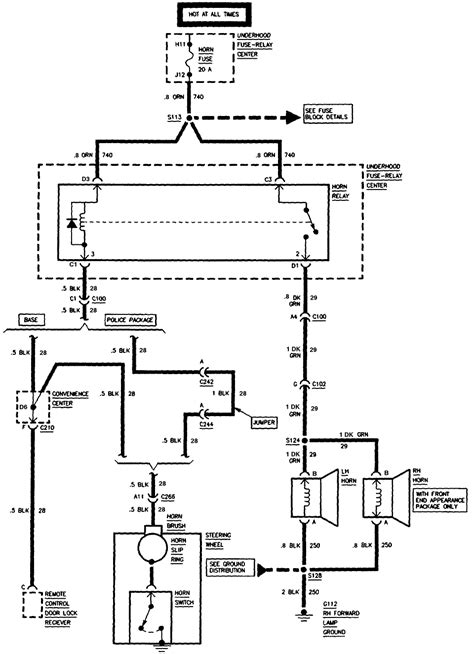 1985 Chevy Horn Wiring Diagram