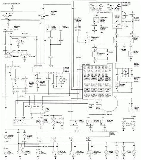 1985 Chevy K5 Blazer Wiring Diagram