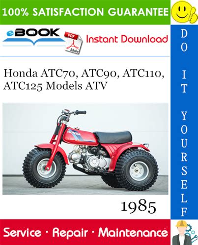 1985 Honda Atc70 Atv Service Repair Manual Download