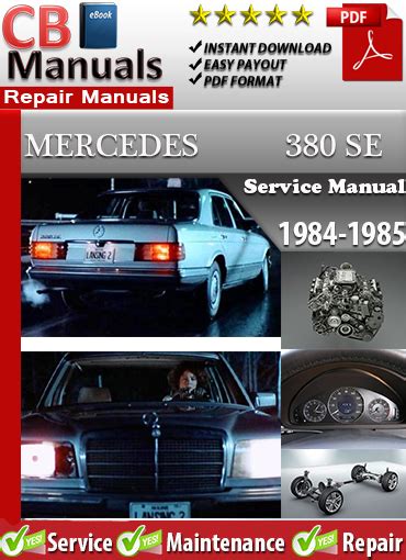 1985 Mercedes 380se Service Repair Manual 85