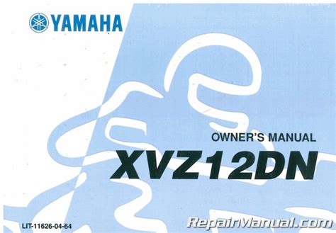 1985 Yamaha Xvz1200dn Venture Royale Repair Service Manual