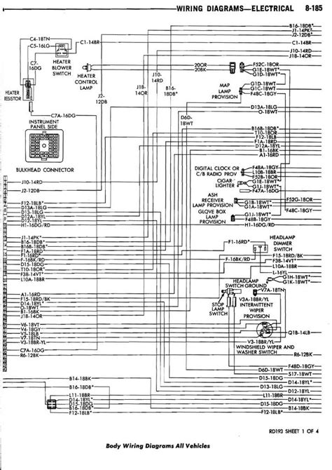 1985 dodge d150 ignition wiring diagram 