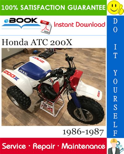 1986 1987 Honda Atc200x Service Repair Manual Download 86 87