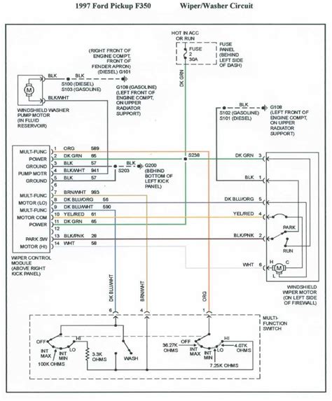 1986 F350 Wiring Diagram Schematic