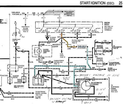 1986 Ford Ignition Switch Wiring Diagram