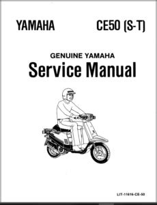 1986 Yamaha Jog Service Repair Maintenance Manual