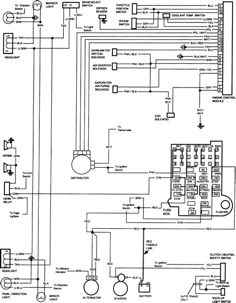 1986 chevy truck coil wiring 